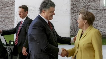 Началась встреча Порошенко и Меркель