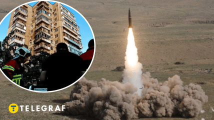 Уламки російської ракети пошкодили багатоповерхівку
