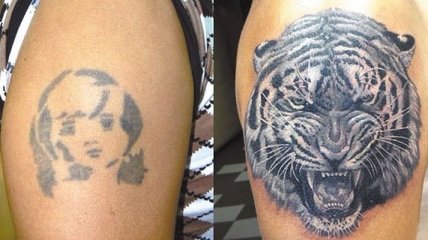 Вдохновляющие примеры преображений старых татуировок в новые (Фото)