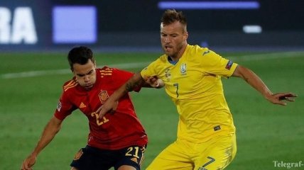 Украина 1:0 Испания: хроника матча