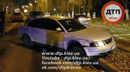 В Киеве произошло ДТП со стрельбой и погоней, разбиты 4 авто