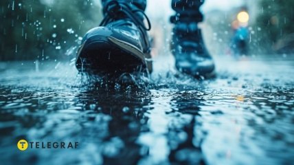 Взуття краще захищати від промокання спеціальними засобами (зображення створено за допомогою ШІ)