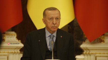 Реджеп Эрдоган в Украине в феврале 2022 года