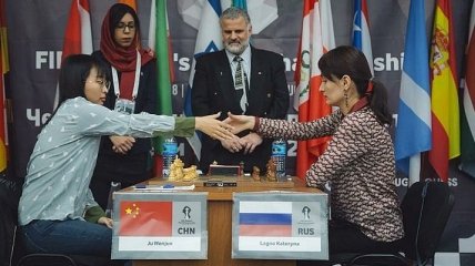 Шахматы: состоялась первая партия женского финала ЧМ-2018