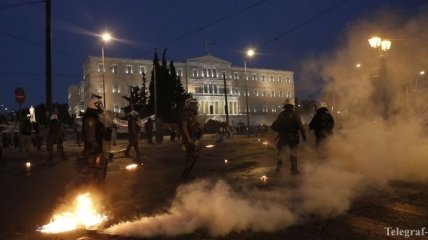 В центре Афин задержали 50 человек 