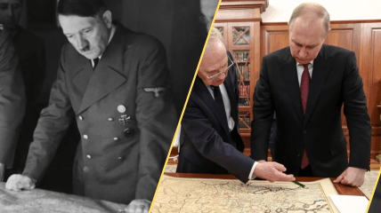 Диктатори Гітлер та Путін