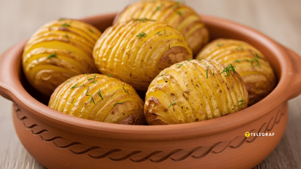 Запеченный картофель-гармошка