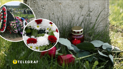 Венки на могиле