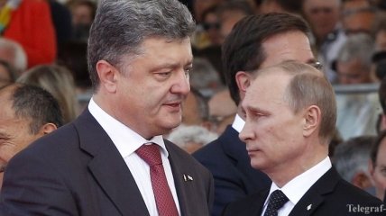 Порошенко обсудил с Путиным урегулирование ситуации на востоке Украины