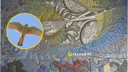 Легендарне панно цього птаха росіяни пошкодили у Маріуполі