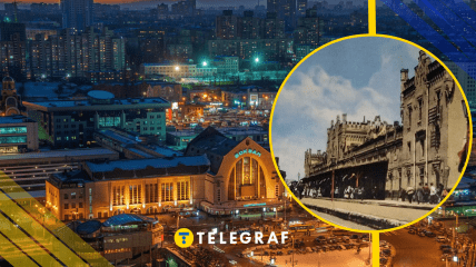 Железнодорожный вокзал в Киеве