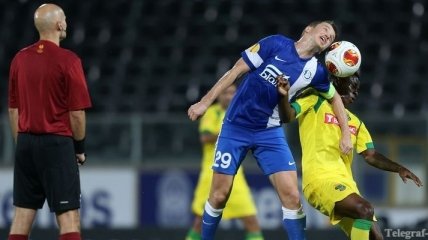 Лига Европы: "Днепр" выиграл, "Черноморец" проиграл