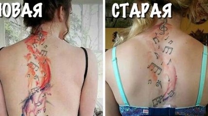 Примеры того, как со временем меняются татуировки (Фото)