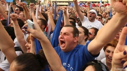 В Батуми прошел многотысячный митинг грузинской оппозиции