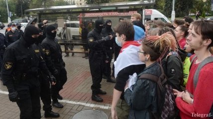 Протесты в Беларуси: в Минске 1 сентября задержали почти 80 человек 