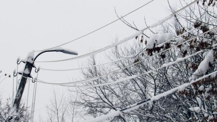 Снегопады в Украине: без света остались десятки населенных пунктов 