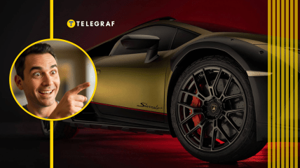 По Киеву промчалась новенькая Lamborghini Huracán