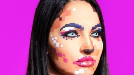 Стильные идеи пиксельного макияжа на Хэллоуин 2018
