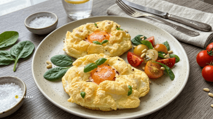 Яичница в "облачках"