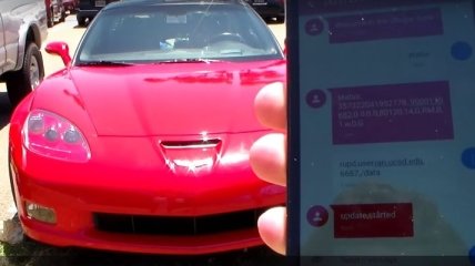 Спорткар Chevrolet Corvette взломан при помощи SMS (Видео)