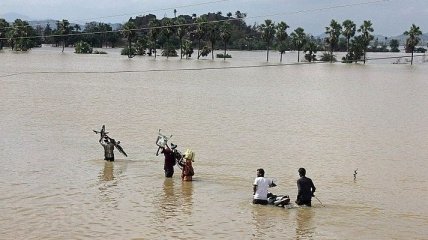 Индию и Пакистан залило муссонными дождями