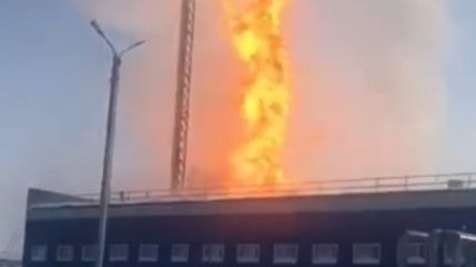 В России произошел пожар на месторождении "Газпрома": видео