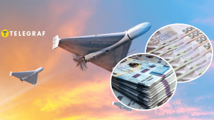 Россияне используют дроны для сброса денег