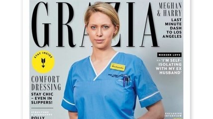 "С фронта": на обложках британского издания появились снимки врачей, борющихся с коронавирусом