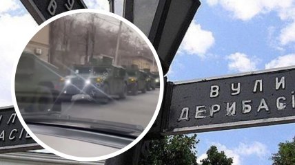 В Одессе заметили колонну техники ВСУ