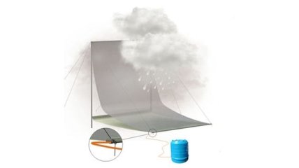 Создали устройство, которое добывает пресную воду из тумана