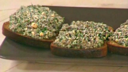 Грибная икра с зеленым луком