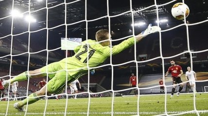 Манчестер Юнайтед пробился в полуфинал Лиги Европы (Видео)