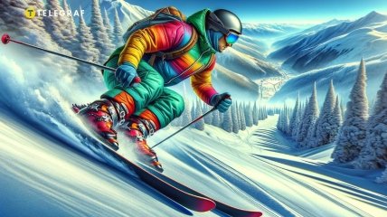 Навчитись кататись на лижах легко (зображення створено за допомогою ШІ)