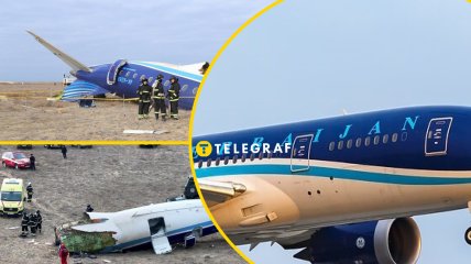 Самолет Azerbaijan Airlines разбился в Казахстане