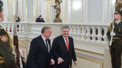 Порошенко встретился с президентом Словакии