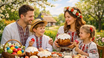 Украинцы любят отмечать Пасху и готовятся к ней с самого начала весны