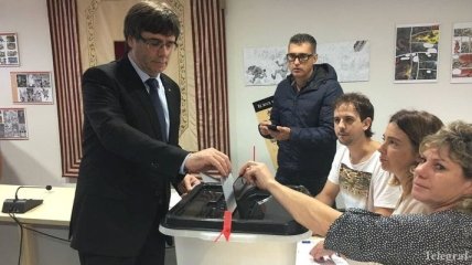 Лидер Каталонии смог проголосовать на референдуме о независимости региона