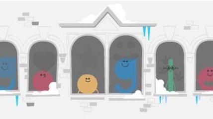 Google выпустил забавный Doodle в честь зимних праздников 