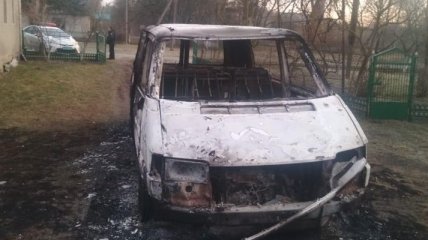 В Волынской области правоохранители устанавливают причины пожара авто