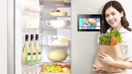 Компания Xiaomi презентовала холодильник со встроенным планшетом