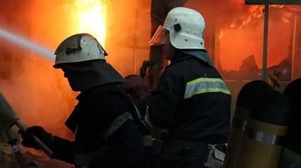 В Киеве горел 24-этажный жилой дом