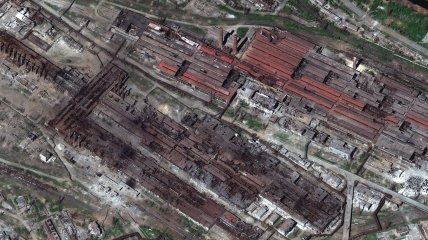 Супутниковий знімок "Азовсталі"
