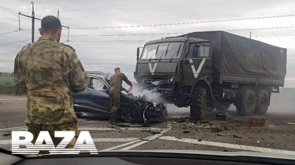 Военный КАМАЗ протаранил легковушку под Белгородом