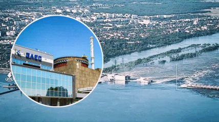 Запорожская атомная электростанция частично зависит от наполнения Каховского водохранилища