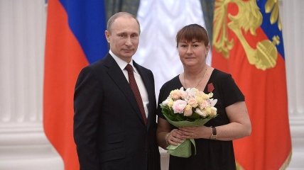 владимир путин и Елена Вяльбе