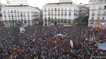 В Мадриде манифестанты требуют референдума
