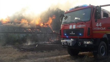 Лесные пожары: села эвакуируют, сильный ветер мешает локализовать огонь