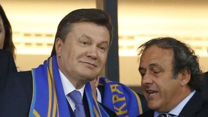 Платини поблагодарил Януковича за идеальное Евро-2012