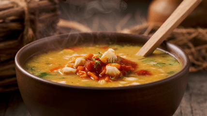 Этот суп станет вашим любимым блюдом (изображение создано с помощью ИИ)