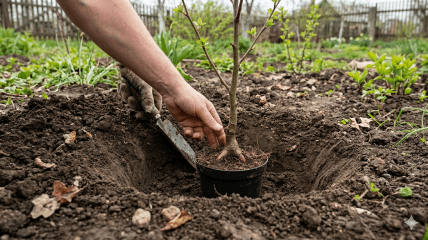 Дерево может болеть, если посадить его слишком глубоко